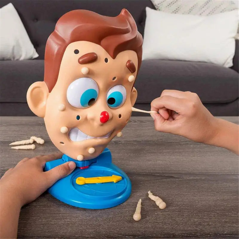 Simulate Face Shape Squeeze Acne Toy Novelty Interactive Antistress Squeeze Prank Toy Stress Relief Multiplayer Interaction Game